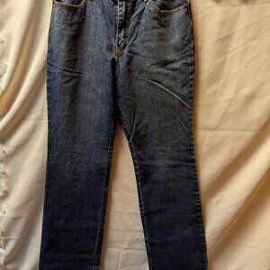 Brand new never worn New York & Company Blue Bootcut Size 8 Petite Jean Stretch